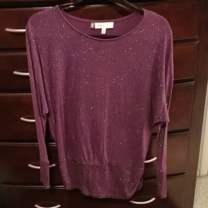 033. Jennifer Lopez Gorgeous Glittery Long Sleeve Top
